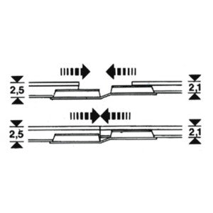 Roco HO/OO 42612.1 Transitional Rail joiners (Pkt 10)