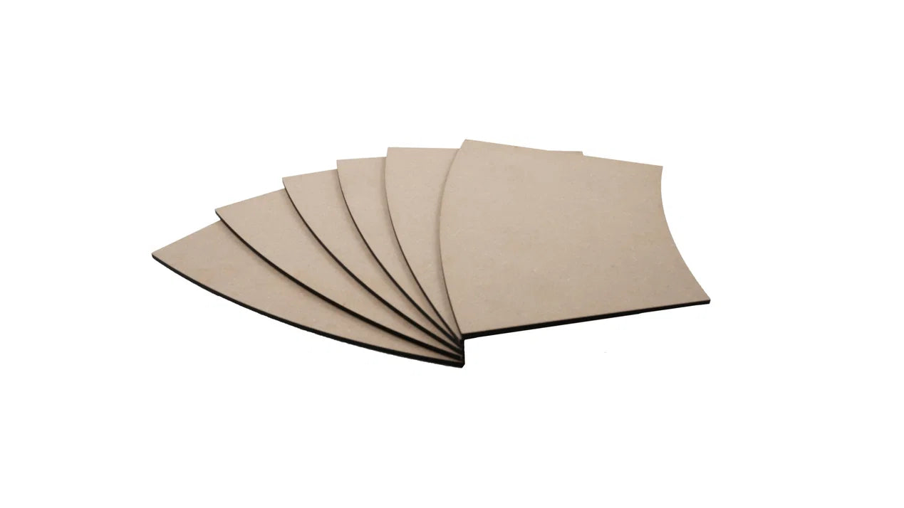 Noch 53843 Easy Track Curved track board R1, R2. (Pk 6)