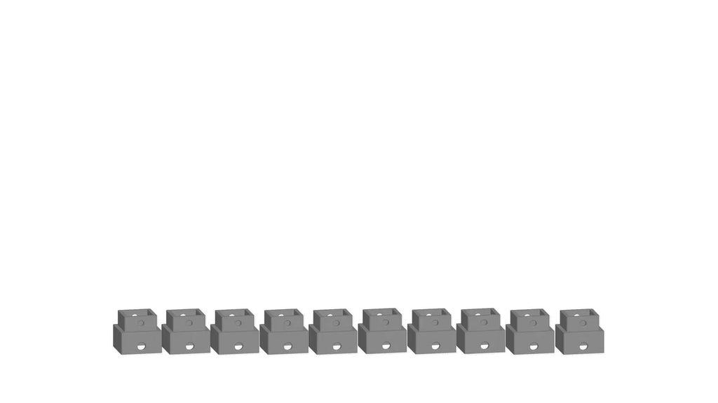 Noch 53903 Easy Track Pillars 9mm for N, TT, HO/OO Pk 10