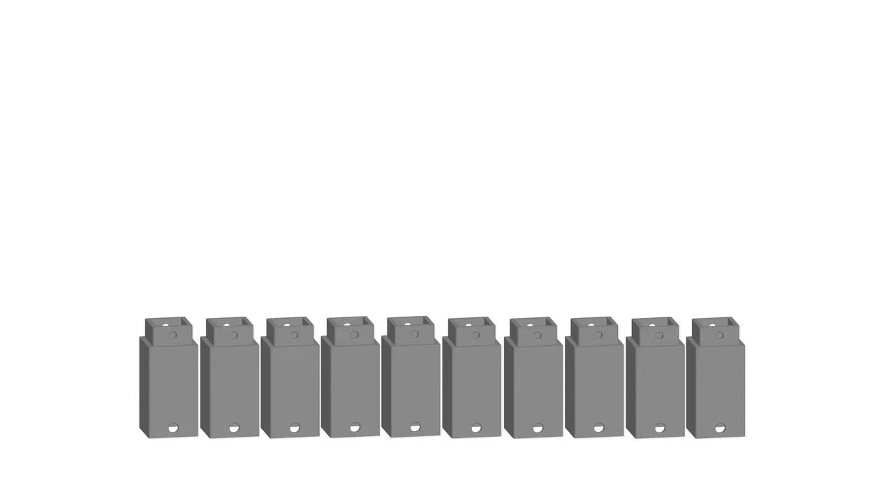 Noch 53905 Easy Track Pillars 29mm N, TT, HO/OO  Pkt 10