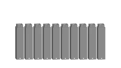 Noch 53908 Easy Track Pillars 72.5mm For N, TT, HO/OO (Pk 10)