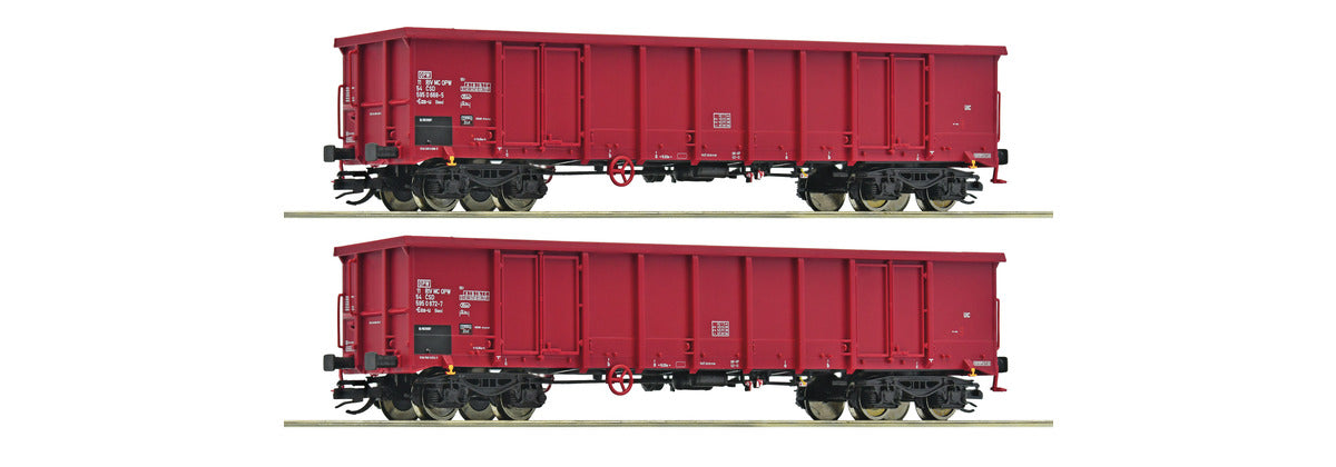 Roco TT 6680015 Open Wagon Eas CSD - Set of 2