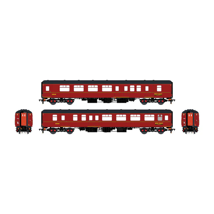 Accurascale BR Mk2c BSK 35508 Coach Brake 2nd Class maroon - South Wales & West