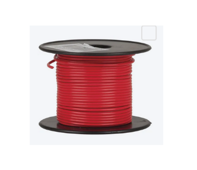 Wire - Red  multi-strand .12mm - 25 meter Roll