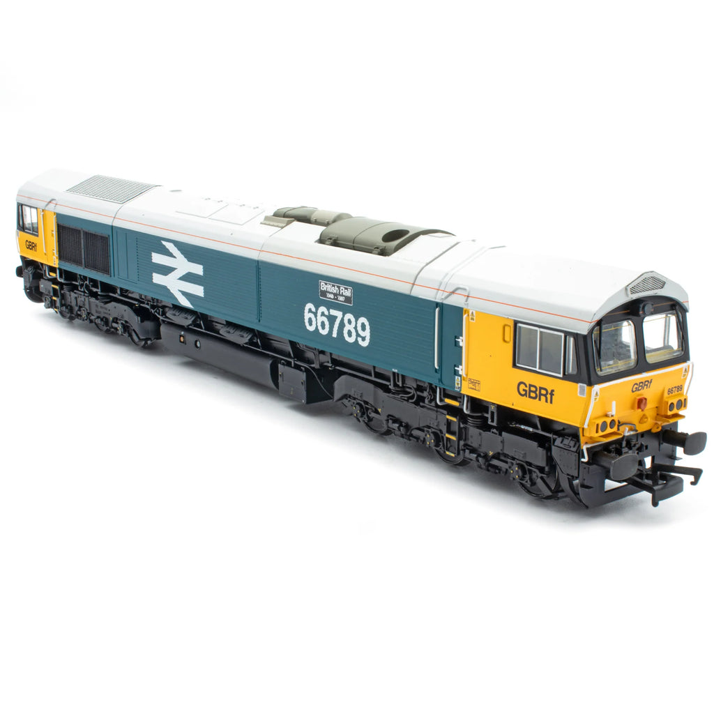 Accurascale ACC2035-DCC Class 66 OO Gauge Diesel Loco - BR Blue with Large Logo. DCC & Sound fitted