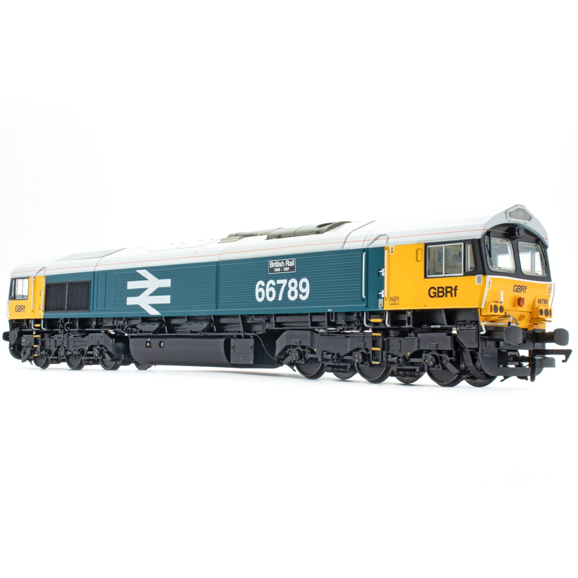 Accurascale ACC2035-DCC Class 66 OO Gauge Diesel Loco - BR Blue with Large Logo. DCC & Sound fitted