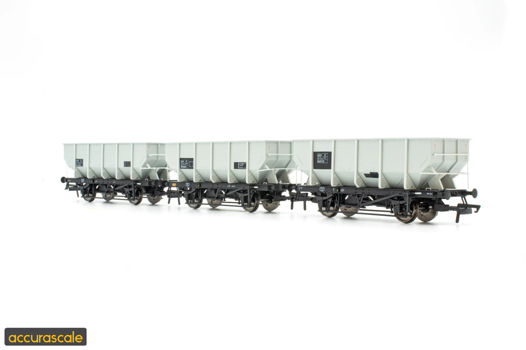 Accurascale ACC2538 OO HTO Hopper wagons - BR Grey