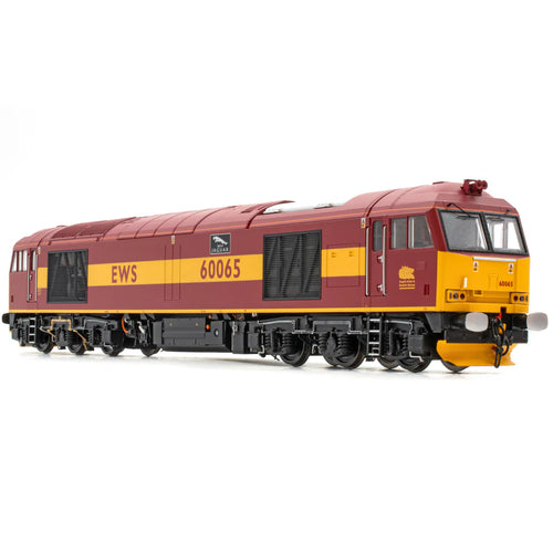accurascale acc2907-dcc class 60 diesel loco ews late red dcc and sound fitted