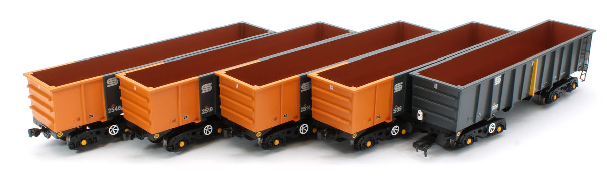 Accurascale ACC2966 OO Gauge PTA Tippler wagons BSc Consett/Teeside (pre TOPS)  Pack of 5