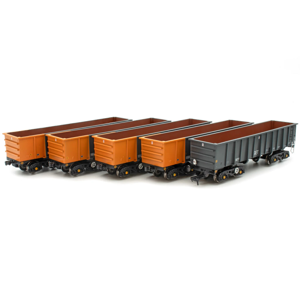 Accurascale ACC2968 OO Gauge PTA Tippler Wagons - South Wales Grey.  Pack of 5.