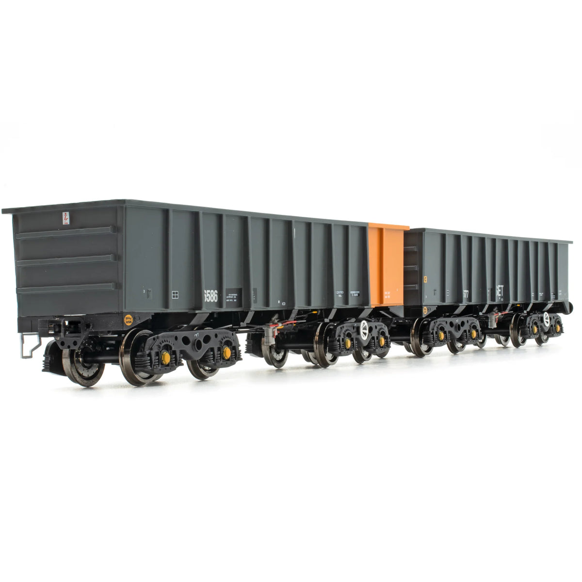 Accurascale ACC2968 OO Gauge PTA Tippler Wagons - South Wales Grey.  Pack of 5.