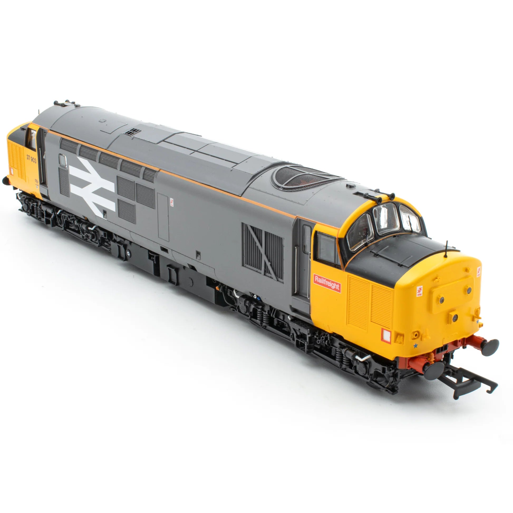 Accurascale ACC3166-DCC Class 37 OO Gauge Diesel Loco - DCC & sound. Railfreight grey