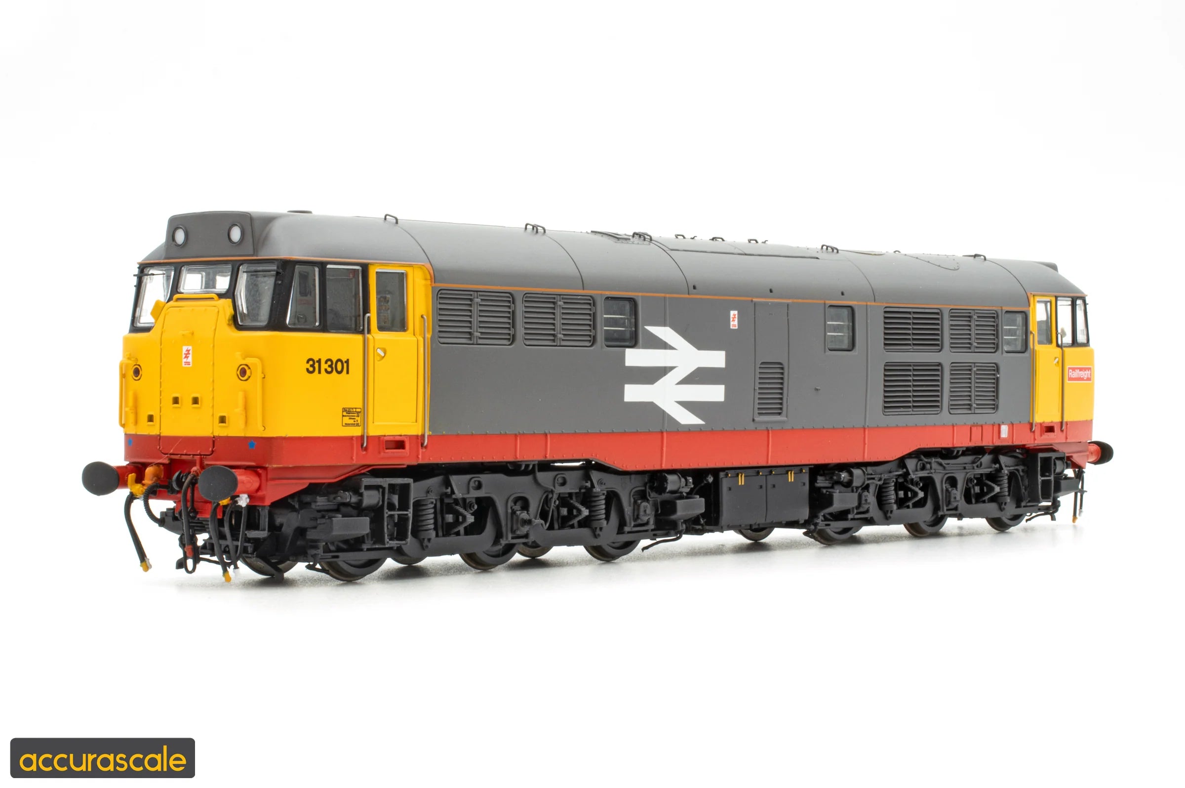 Accurascale ACC3180 Class 31 OO Gauge Diesel Loco Railfreight Red stripe. DCC Ready
