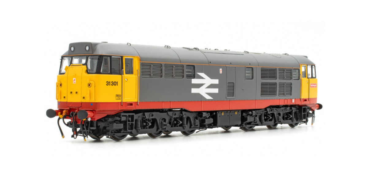 Accurascale ACC3186-DCC Class 31 OO Gauge Diesel Loco - Railfreight with Red stripe. DCC & Sound fitted