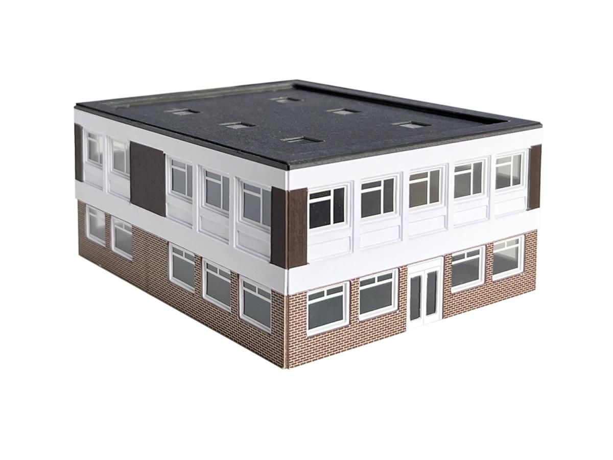 ATD13014 TT Scale two story Office block kit