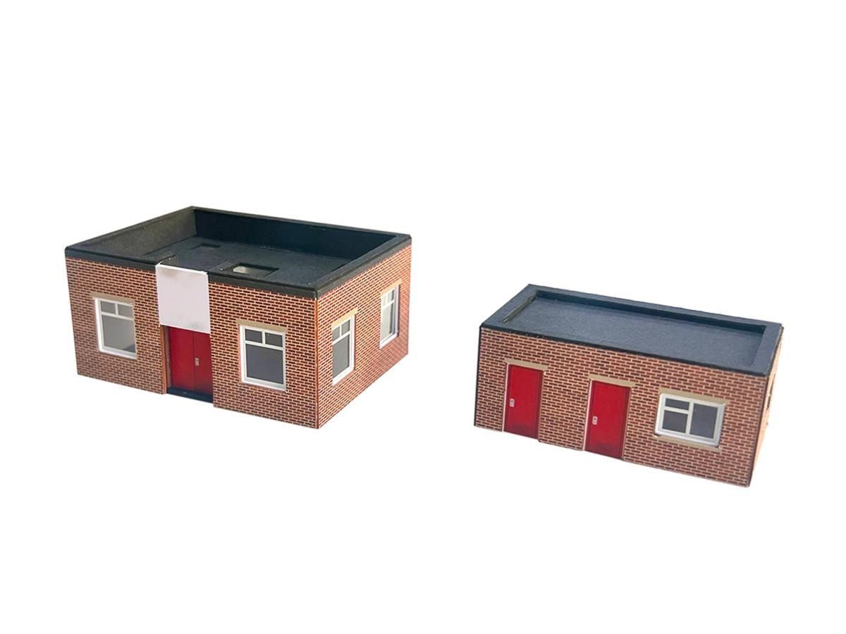 ATD13023 TT scale Mess Hutt & Storage building kit