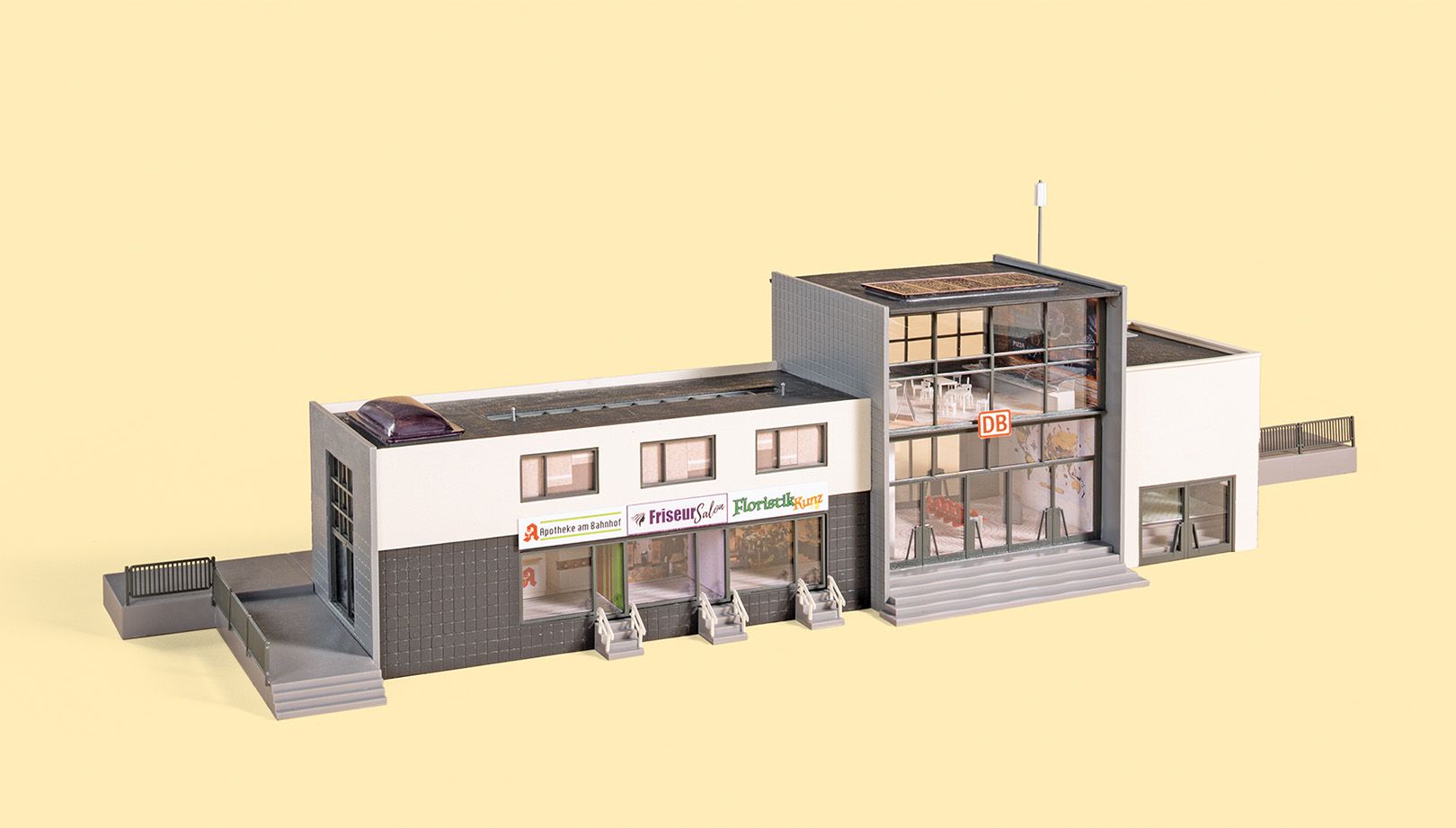 Auhagen 13357 TT 120 Scale Dosse  Modern Station building