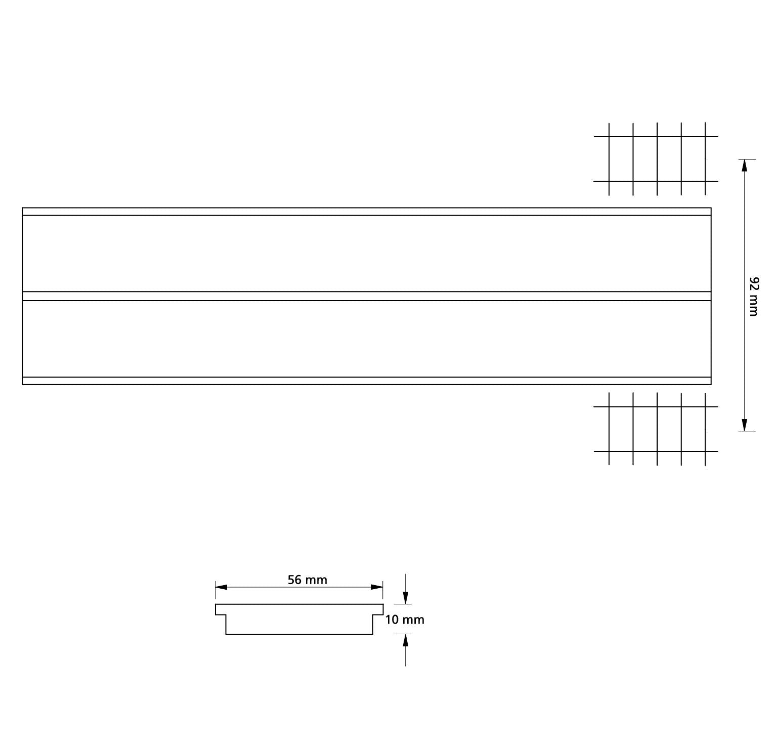 Auhagen 13312 TT Scale Platform with blue steel formwork & canopy