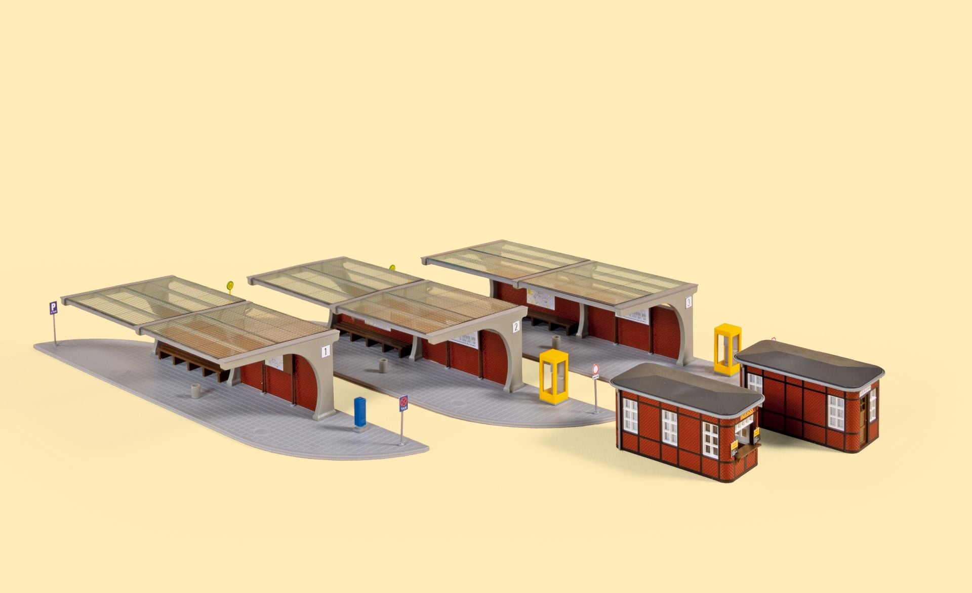 Auhagen 13349 TT 120 Scale Bus Station