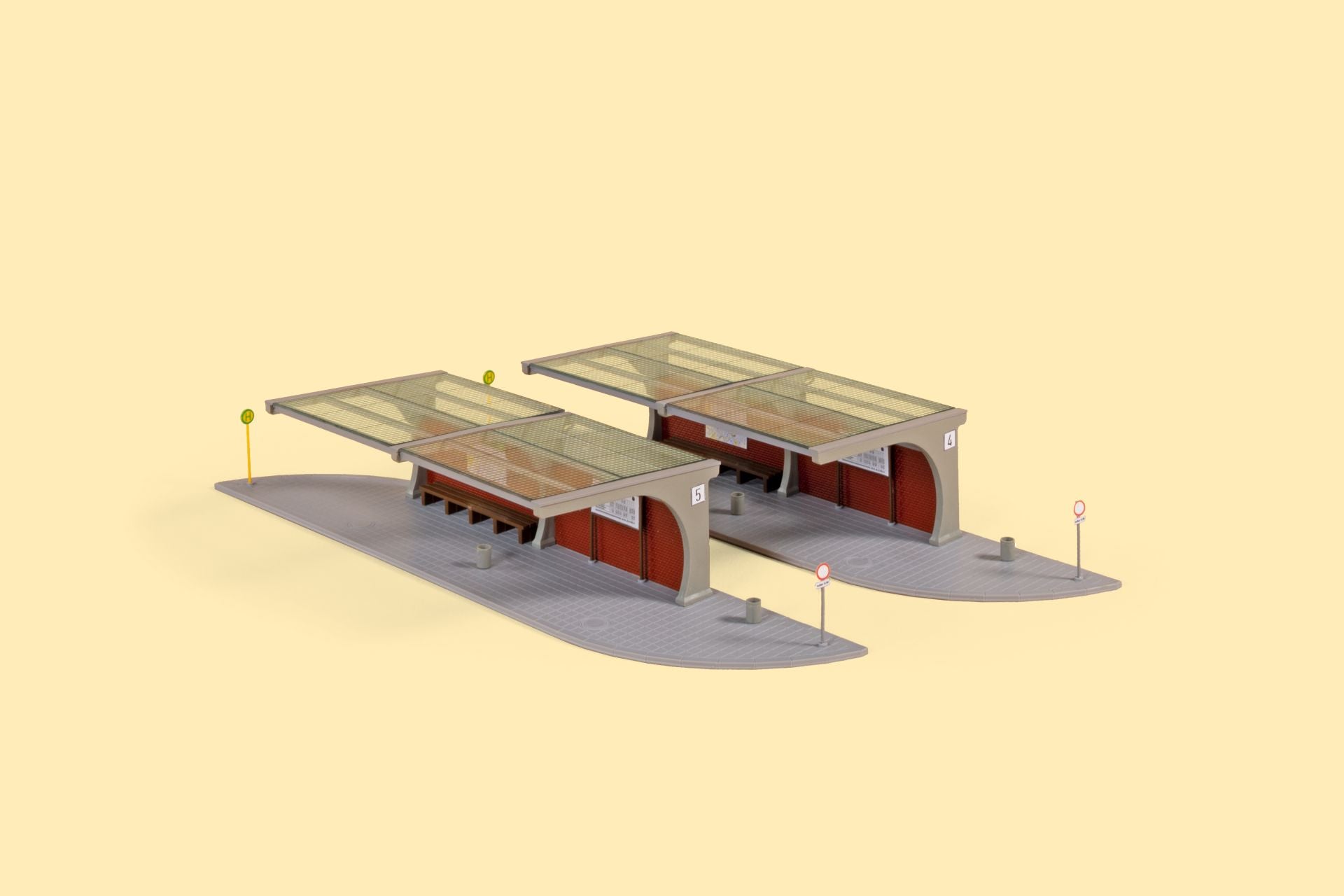 Auhagen 13350 TT 120 Scale Bus Station Extension