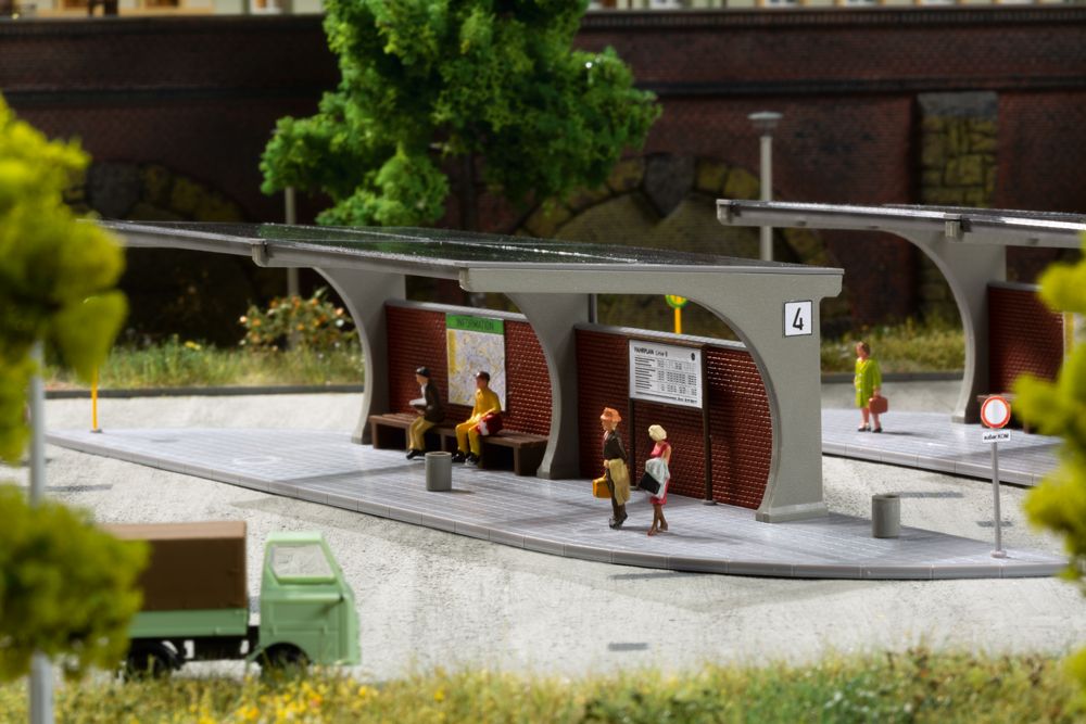 Auhagen 13350 TT 120 Scale Bus Station Extension