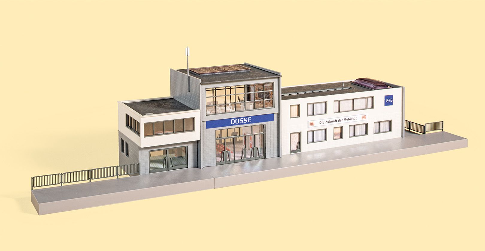 Auhagen 13357 TT 120 Scale Dosse  Modern Station building