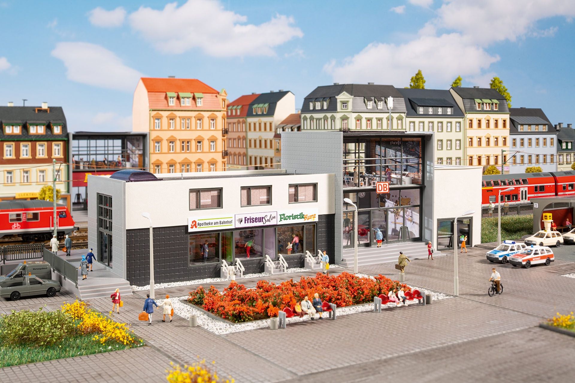 Auhagen 13357 TT 120 Scale Dosse  Modern Station building