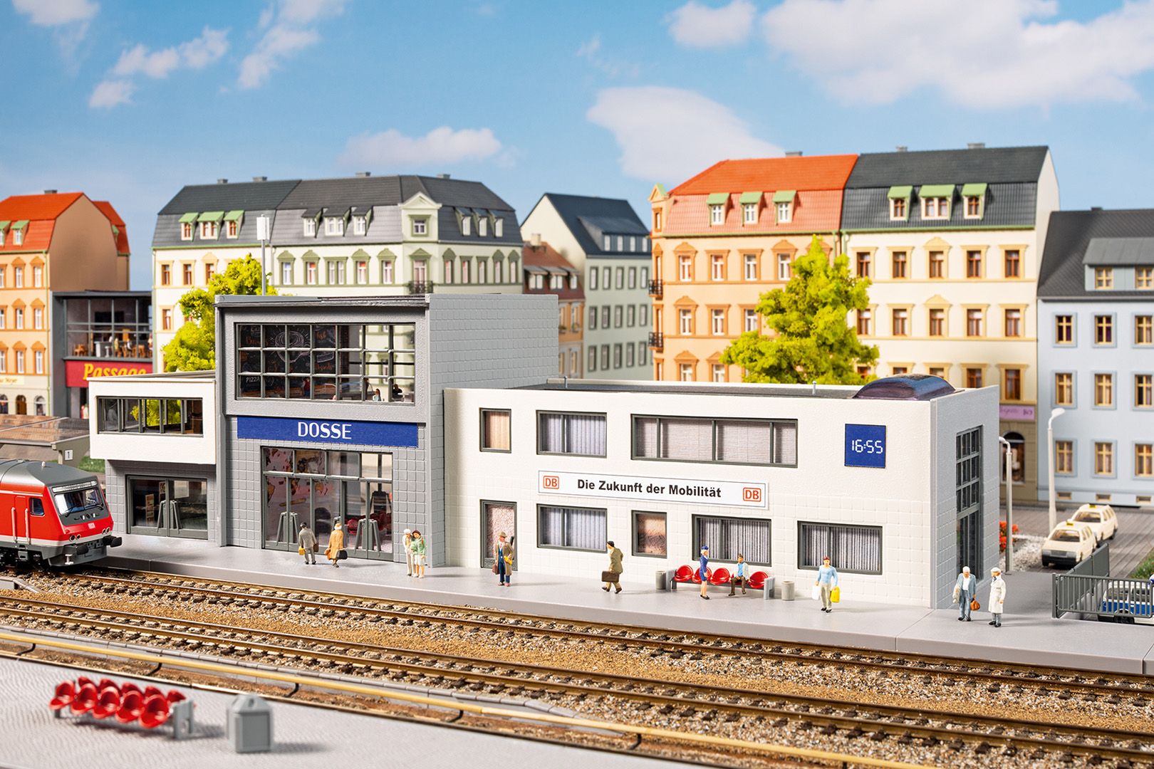 Auhagen 13357 TT 120 Scale Dosse  Modern Station building