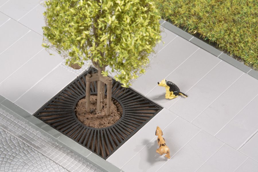 Auhagen 42658 Tree Grilles (Set of 5)