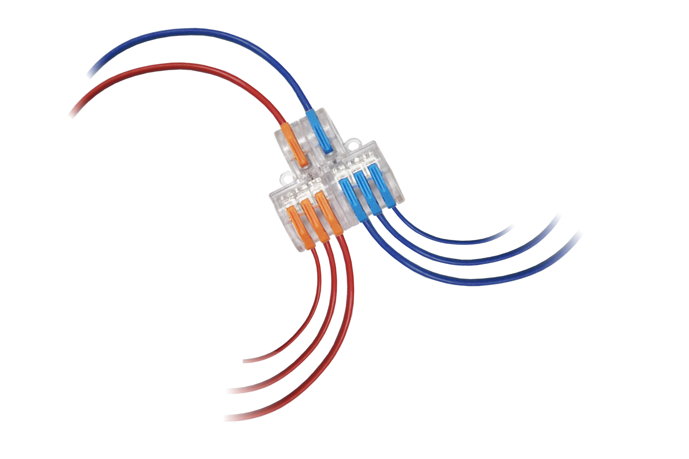 Layout Concepts DCW-iLCS Solderless Connectors 2-Pole - 2 wires in and 6 wires out