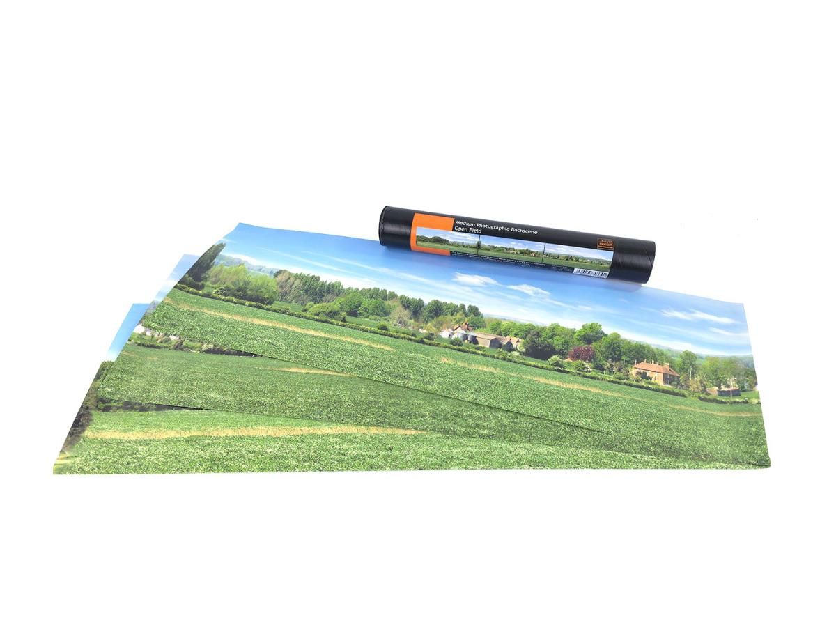 GM3700103 TT Gauge Scenic Backdrop - Open fields-in tube