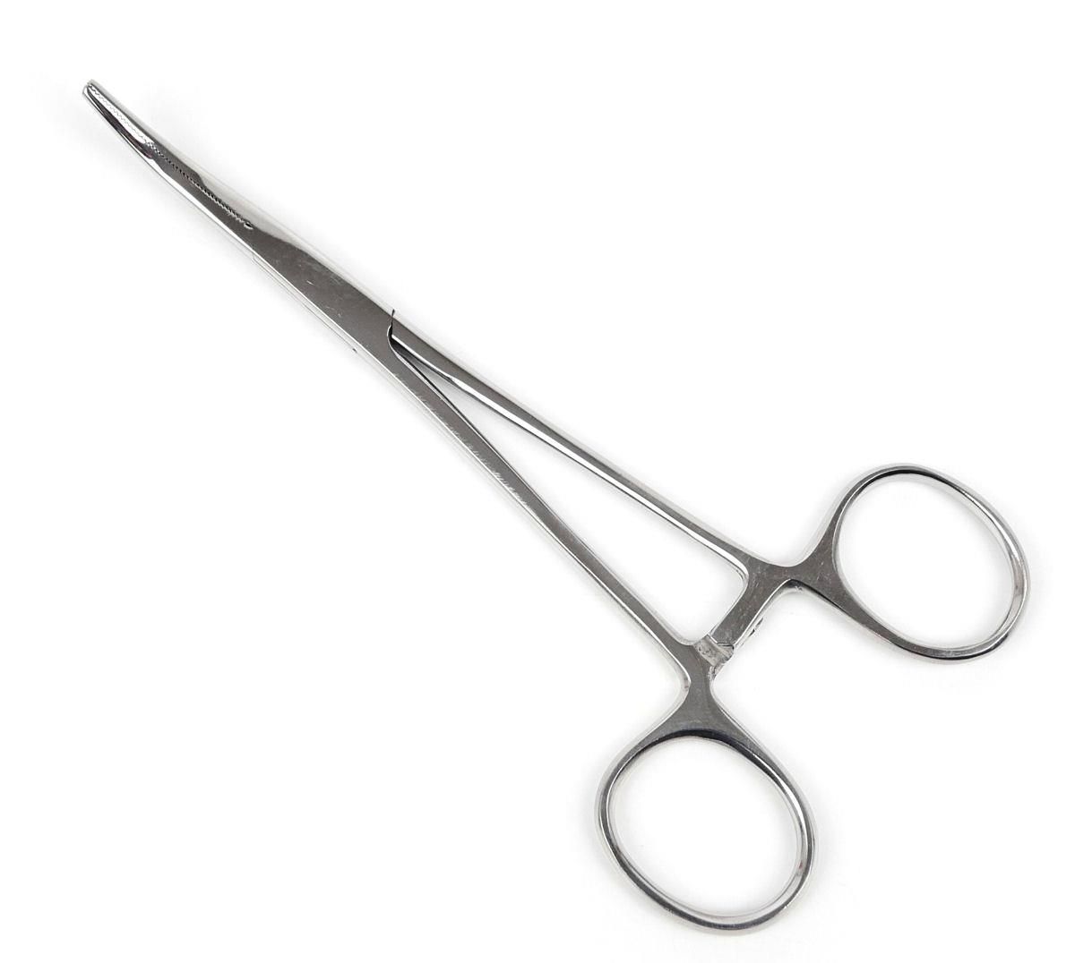 GM621 Curved Locking Forceps