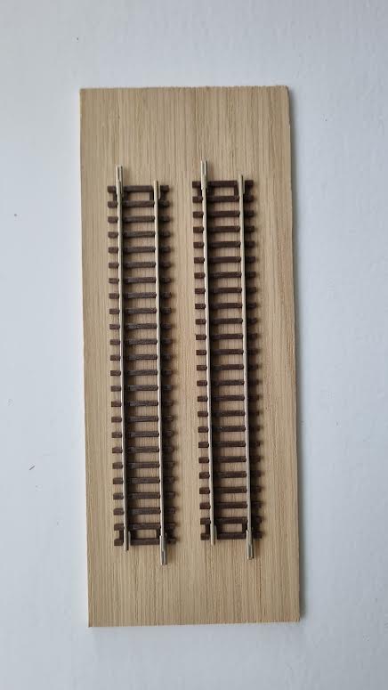 MTD 55002 Track-board TT Straight Double track L 190mm x W 75mm (Set 3)