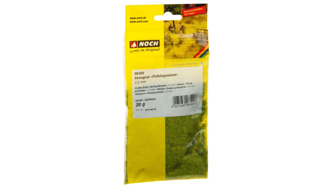 Noch 08300 Static grass 2.mm - Spring meadow - 20gm bag