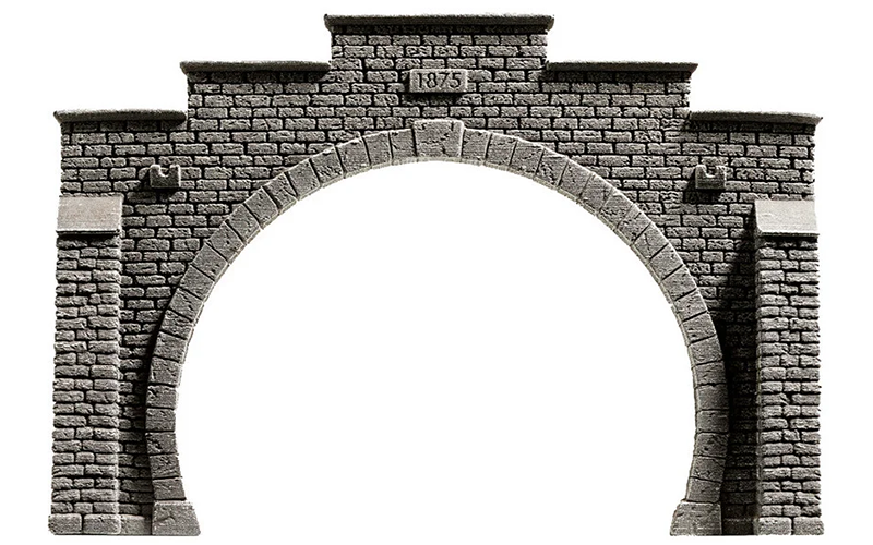 Noch 48052 Double Tunnel portal TT gauge in cut stone