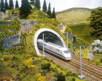 Noch 58040 Ice Modern style double Tunnel portal