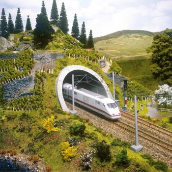 Noch 58040 Ice Modern style double Tunnel portal