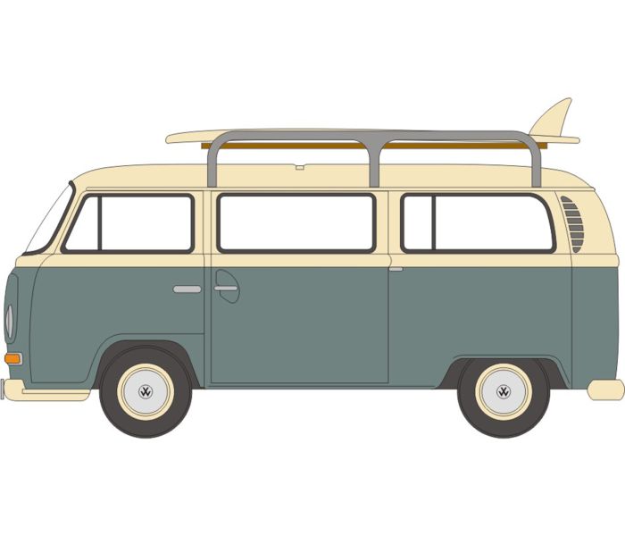 Oxford OD120VW003 TT 120 Scale VW Campa Van c/w surf board