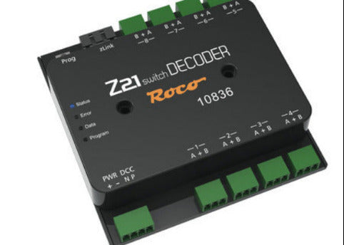 Roco 10836 Z21  Digital Switching Decoder - for Points, lighting & signals