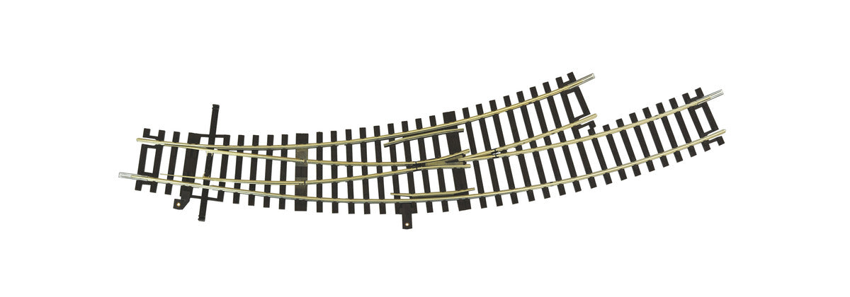 Roco HO/OO 42472 Curved Left-hand Turnout (Point) BW1 3/4