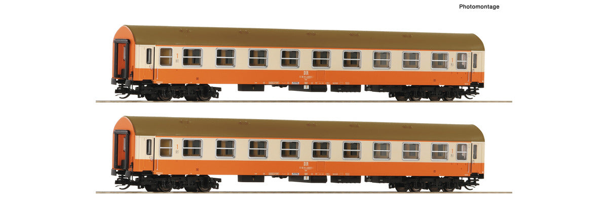 Roco TT 6280016 TT Gauge coaches 1st Class DR - Set of 2