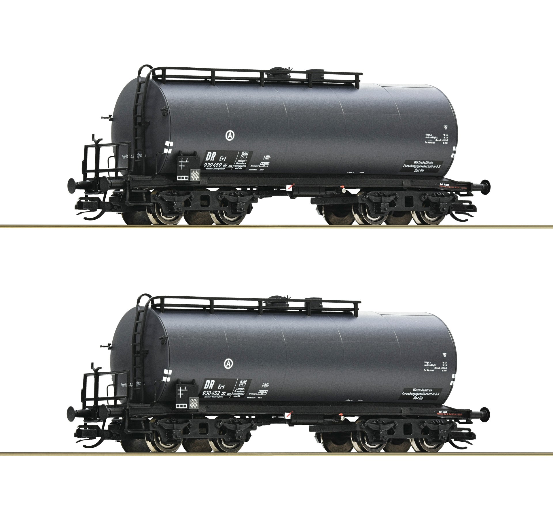 Roco 6680036 TT Gauge 4-axle Tank wagons DR