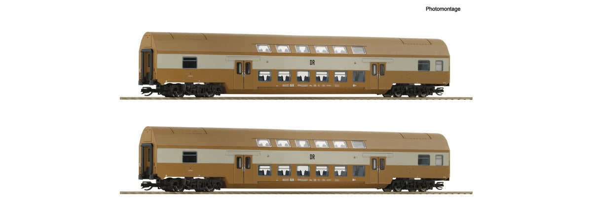 Roco TT 6280025 Double-deck coaches - Set of 2