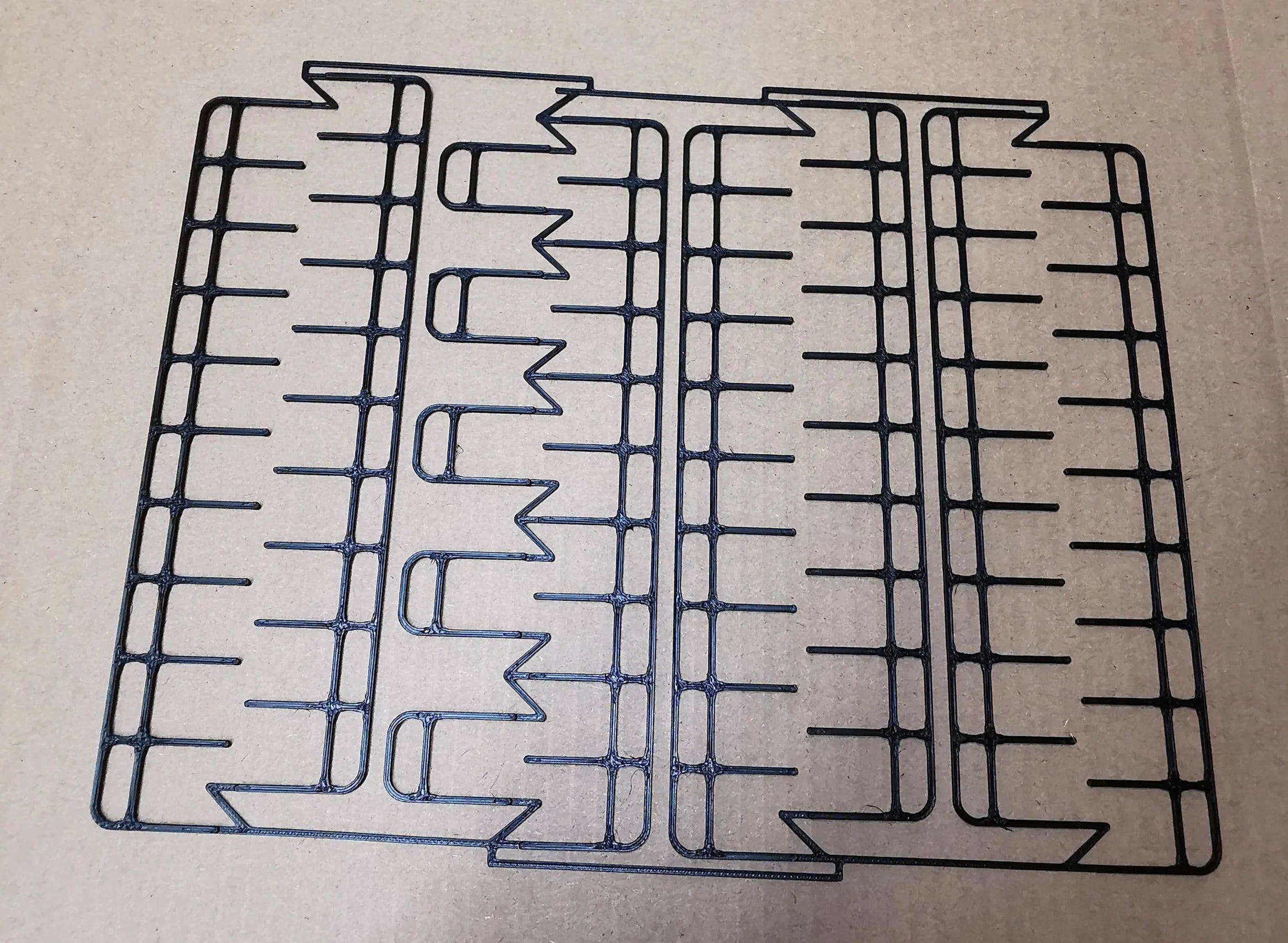 SR-3D Designs OO/HO Scale Safety railings - Black