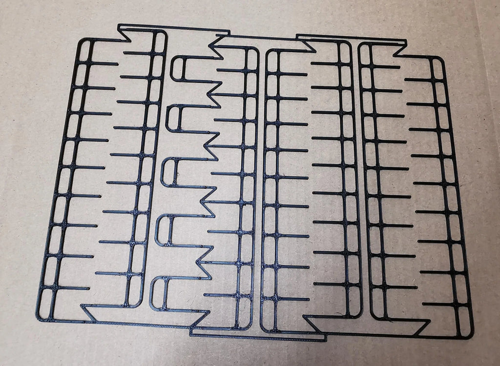 SR-3D Designs TT 1:120 Scale Safety railings - Black