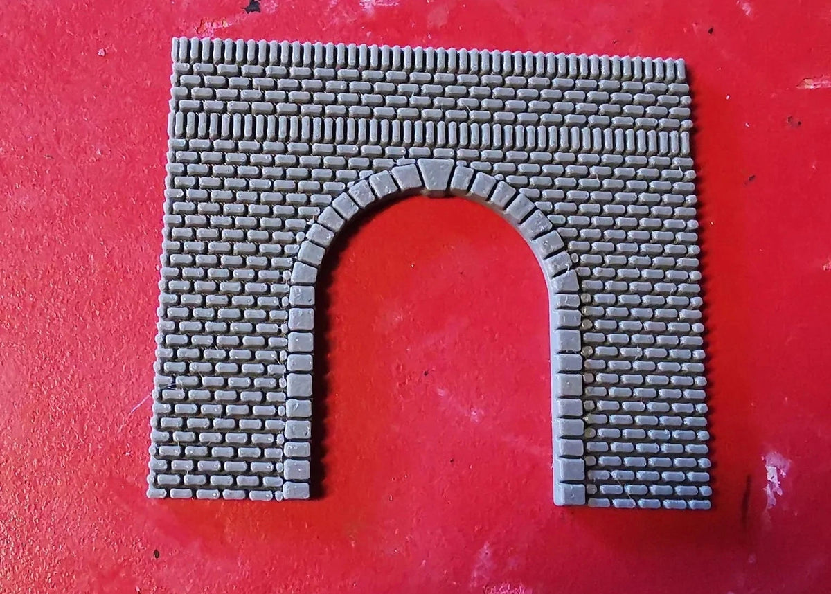 SR-3D Designs TT scale Brick Single Tunnel Portal