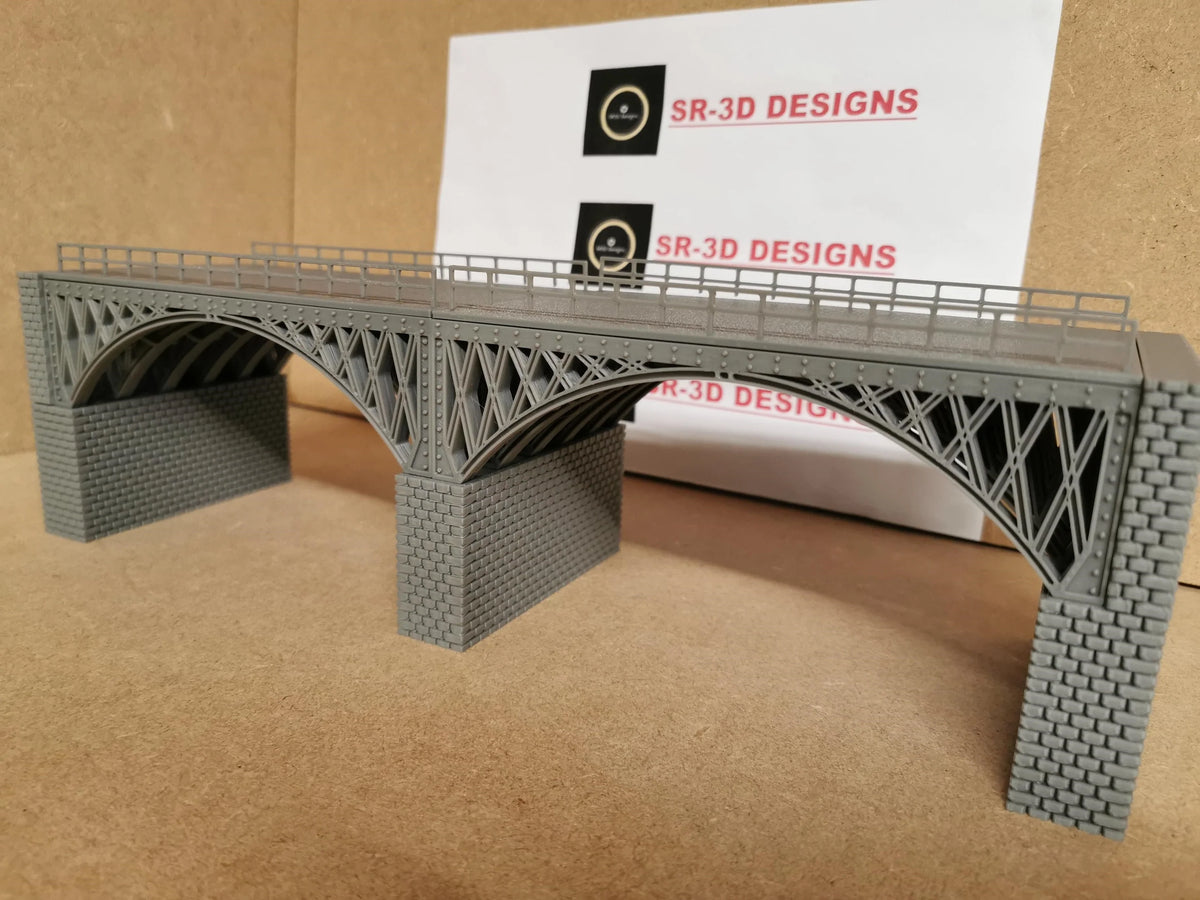 SR 3D Designs TT 120 Scale  Steel Viaduct bridge - with double span.
