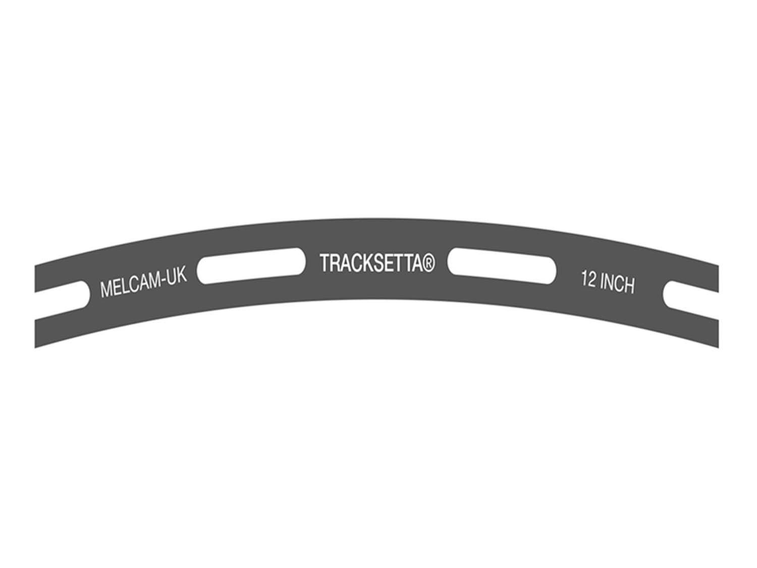Tracksetta Track Laying template TT Gauge 12" 305mm Radius