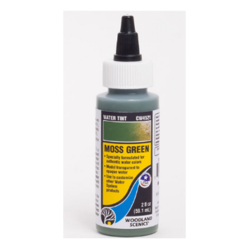 Woodlands Scenics CW4251 bottle of water tint Moss green