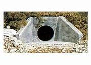 Woodland C1262 Concrete culvert for TT/HO/OO Pair with side walls